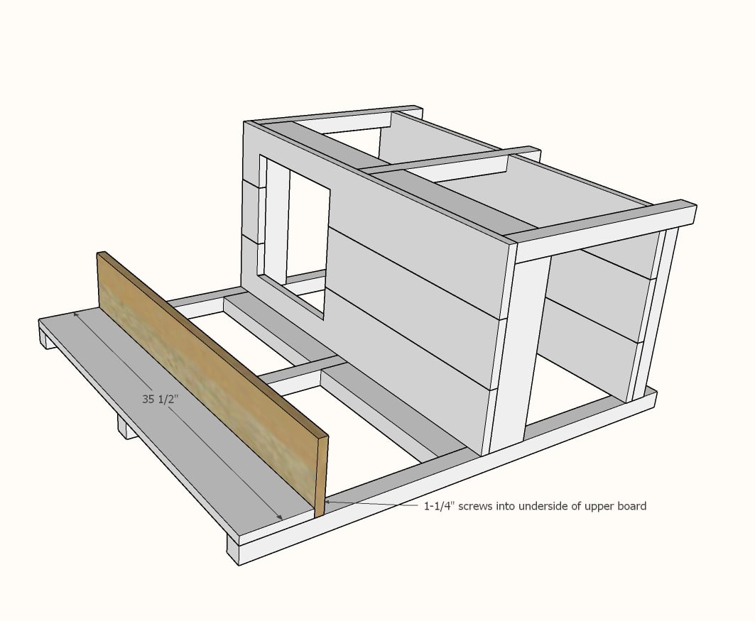 Mud Kitchen Ana White   Mud Kitchen Diy Plans Step 7 